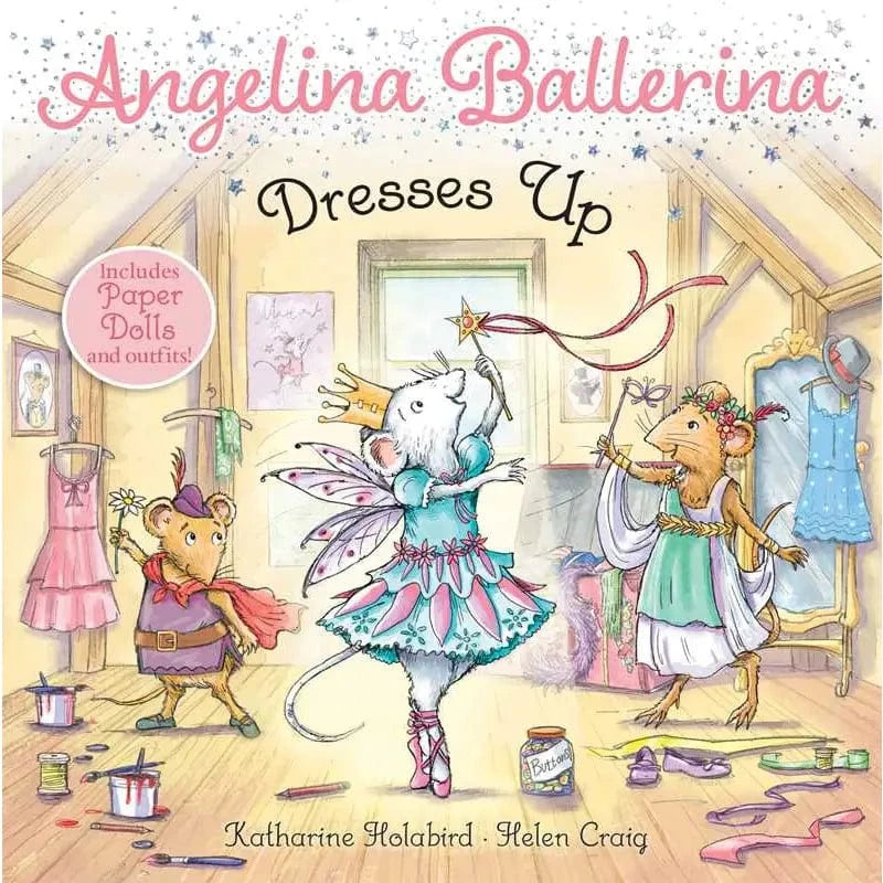 Angelina Ballerina Dresses Up Paperback Simon & Schuster Lil Tulips