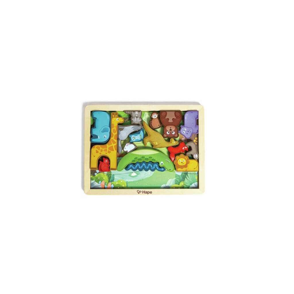 Animal Kingdom Puzzle Hape Lil Tulips