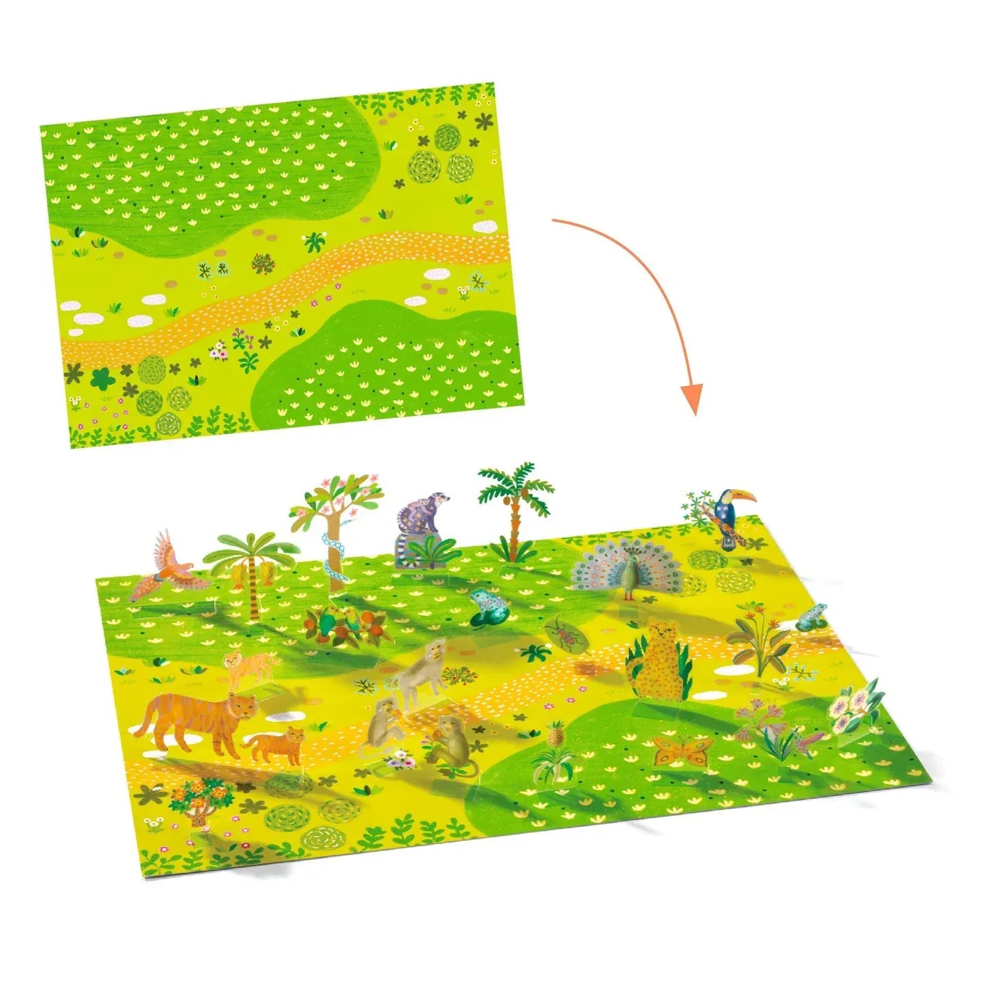 Animals Lift Up Stickers Djeco Lil Tulips