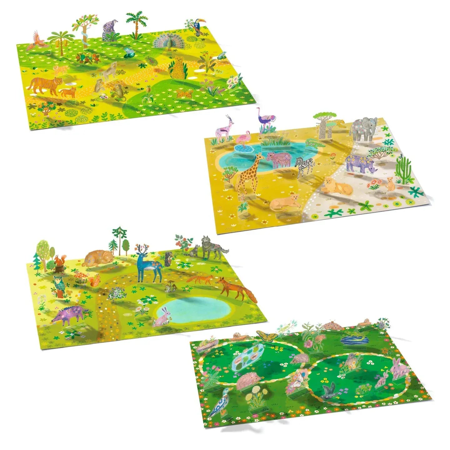 Animals Lift Up Stickers Djeco Lil Tulips