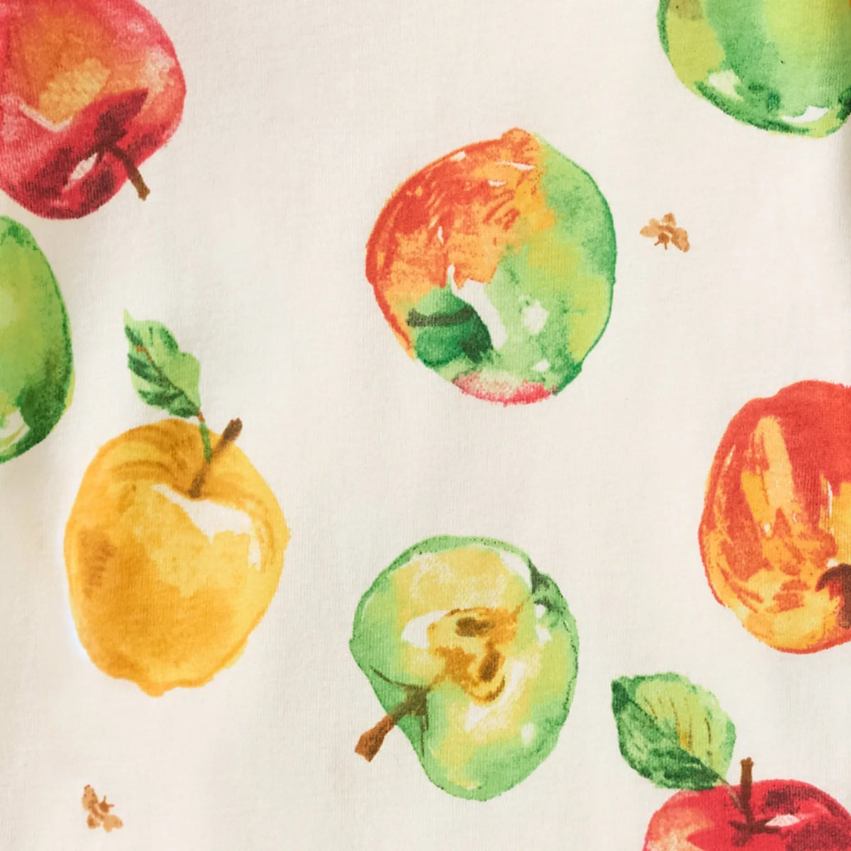 Apple Picking Organic Cotton Sleep & Play Footed Burt's Bees Baby Lil Tulips
