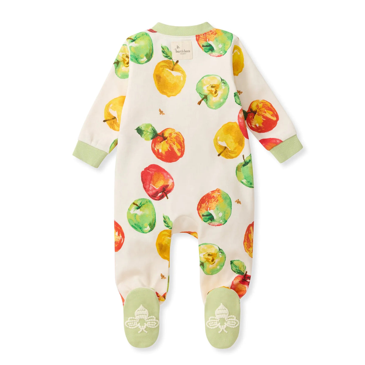 Apple Picking Organic Cotton Sleep & Play Footed Burt's Bees Baby Lil Tulips