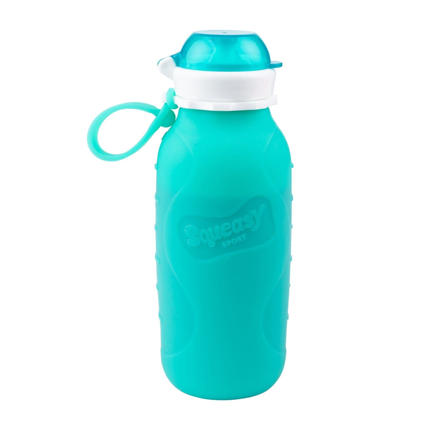 Aqua Squeasy Silicone Pouch 16 oz Squeasy Gear Lil Tulips