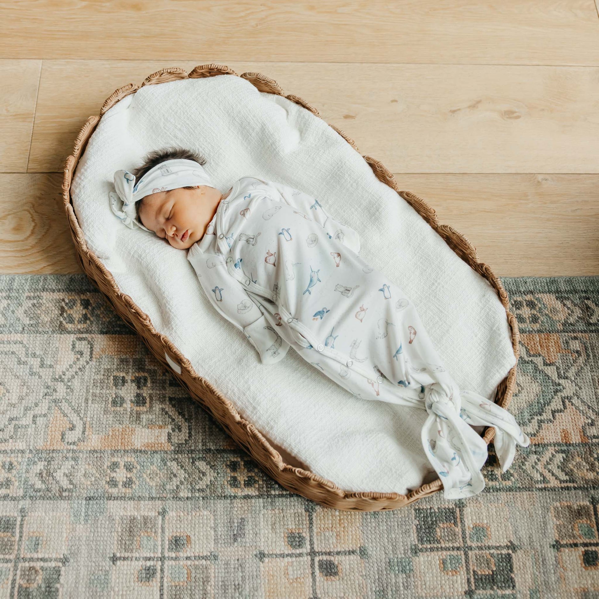 Arctic Wonder Knotted Gown Copper Pearl Lil Tulips