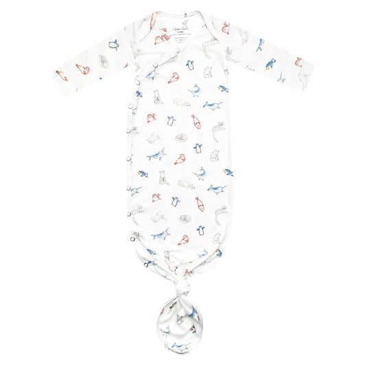 Arctic Wonder Knotted Gown Copper Pearl Lil Tulips