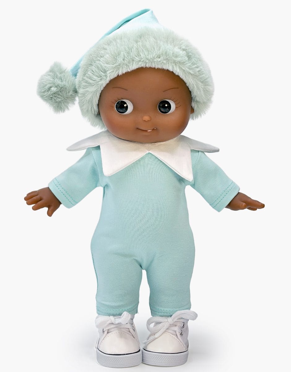 Arsene Mini Panchas Doll - Mint Elf Party Outfit - 27 cm Minikane Lil Tulips