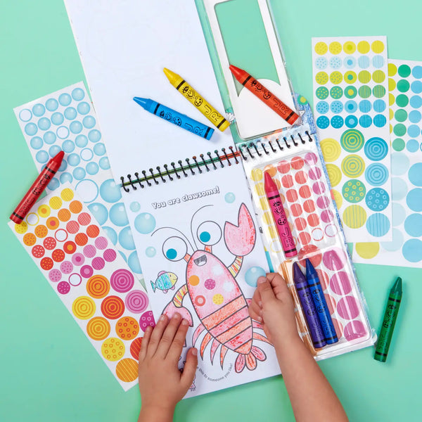 Art On the Go! Going Dotty Ocean Bright Stripes Lil Tulips