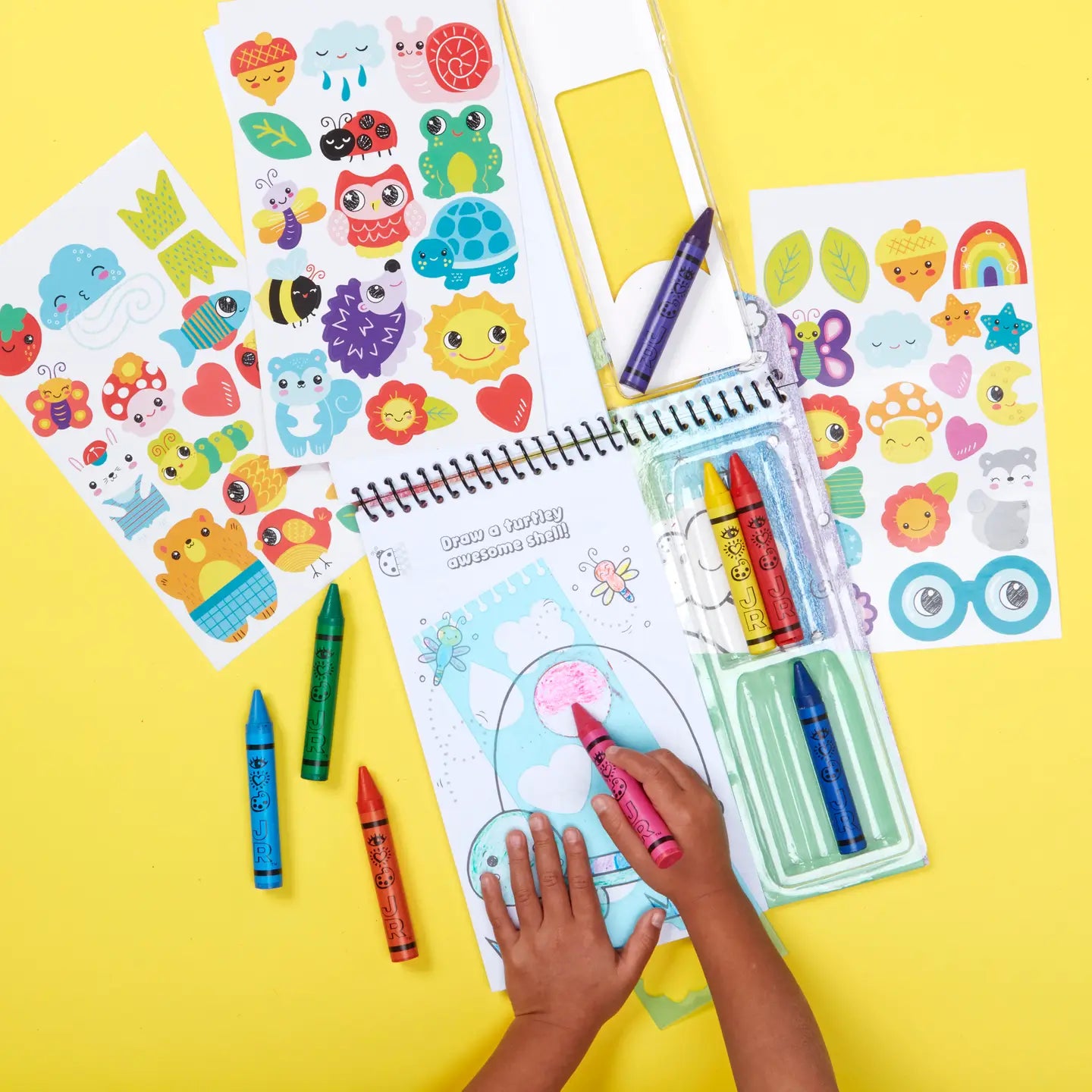 Art On the Go! Nature Friends Bright Stripes Lil Tulips