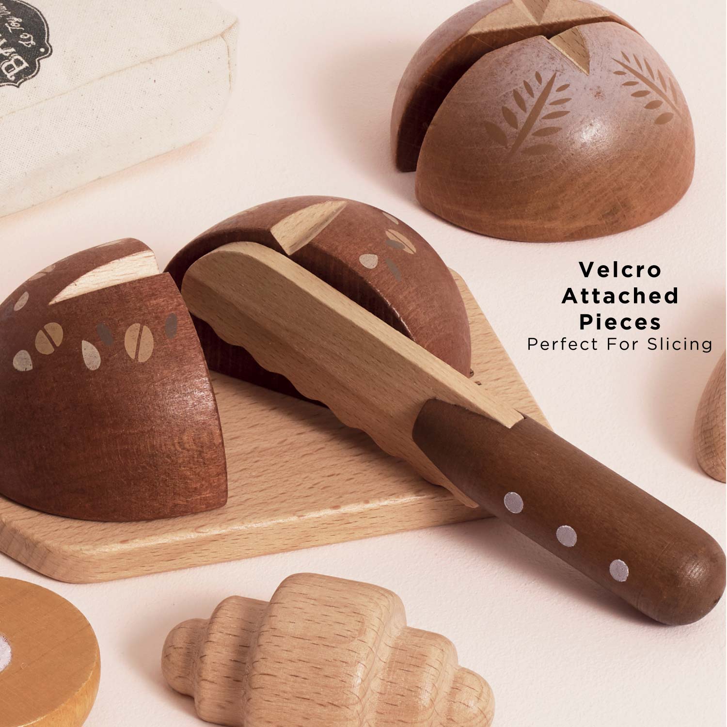 Artisan Bread & Knife Set Le Toy Van Lil Tulips