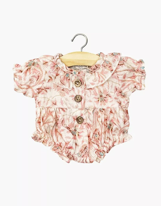 Assia Leonore Short Sleeve Romper Minikane Dolls Lil Tulips