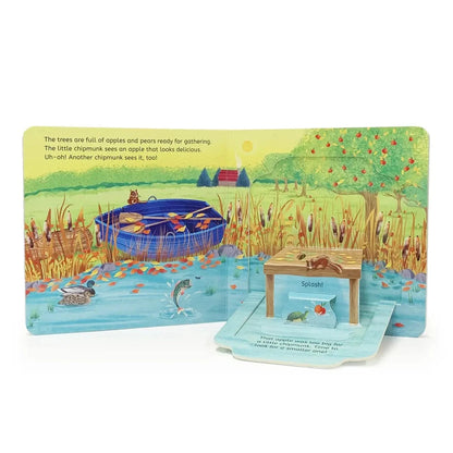 Autumn in the Forest Lift-A-Flap Surprise Board Book Cottage Door Press Lil Tulips