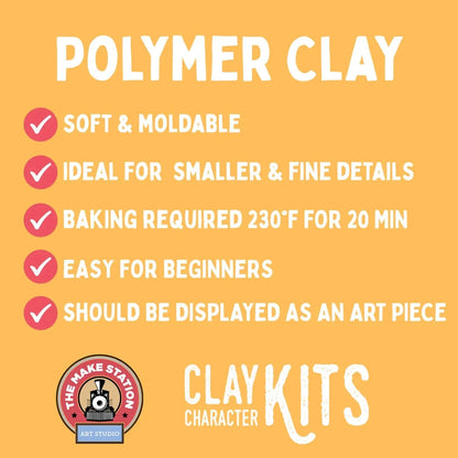 Axel the Axolotl Diy Polymer Clay Kit The Make Station Lil Tulips