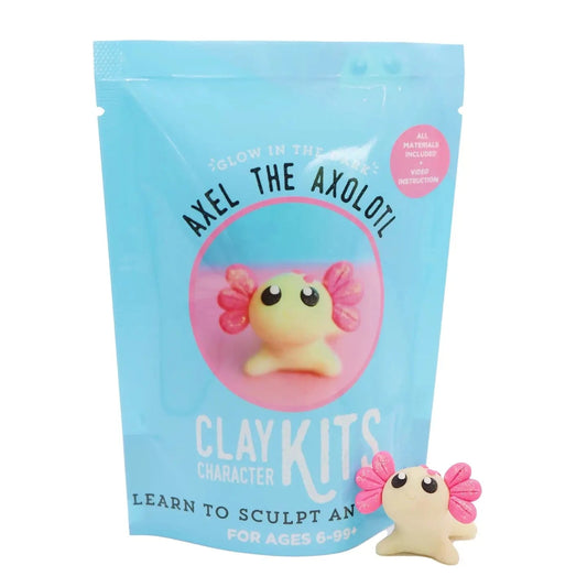 Axel the Axolotl Diy Polymer Clay Kit The Make Station Lil Tulips