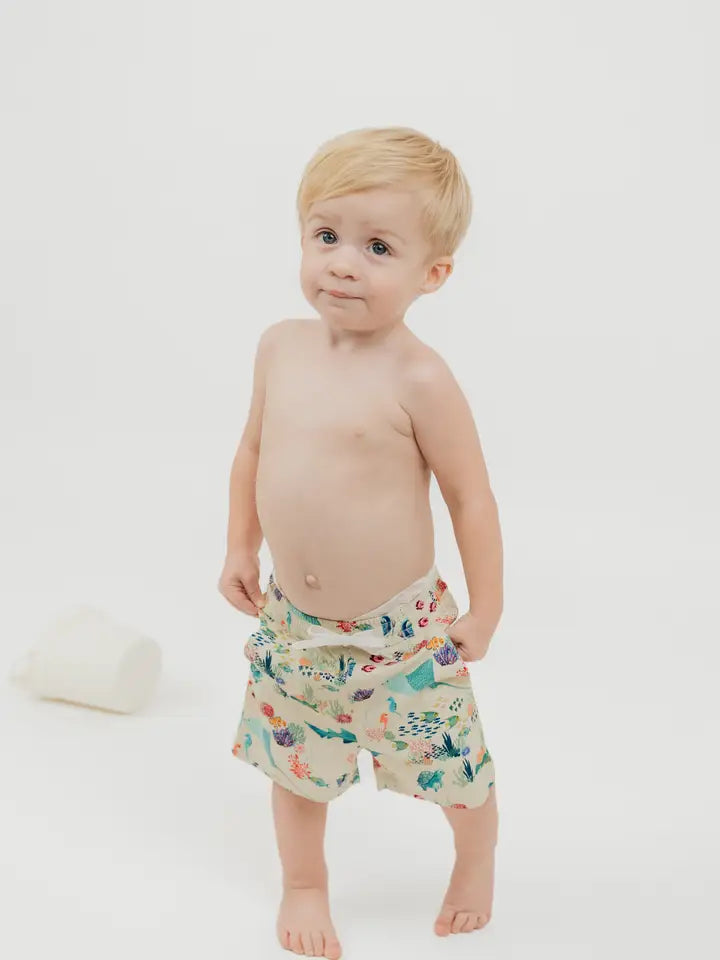 Coral Reef Swim Trunks