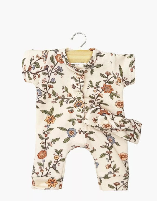 Babies Clothing: Lili Jumpsuit Set in Gisèle Minikane Lil Tulips