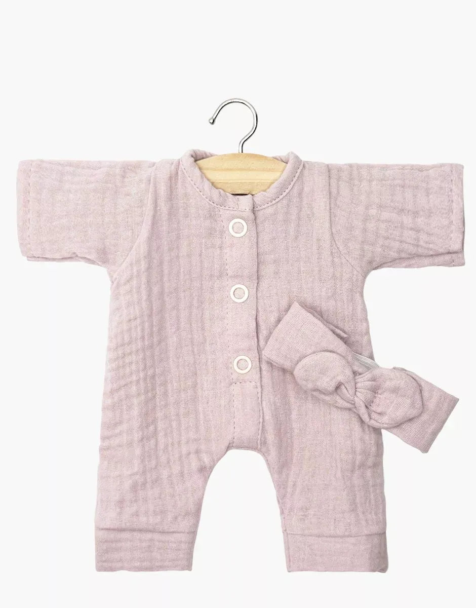 Babies Clothing: Lili Jumpsuit Set in orchid pink Minikane Lil Tulips