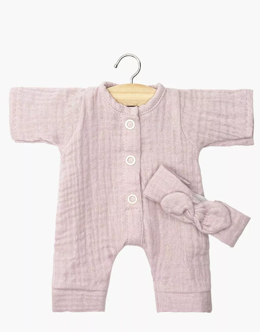 Babies Clothing: Lili Jumpsuit Set in orchid pink Minikane Lil Tulips