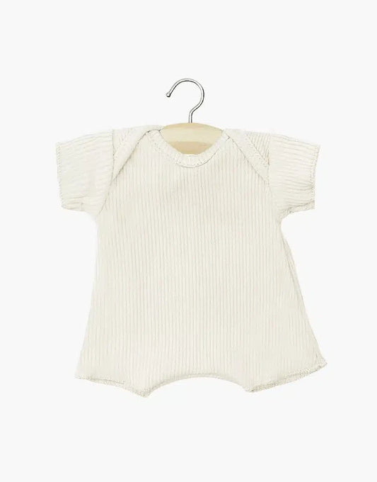 Babies Clothing – Linen Ribbed Body Shorty Minikane Lil Tulips