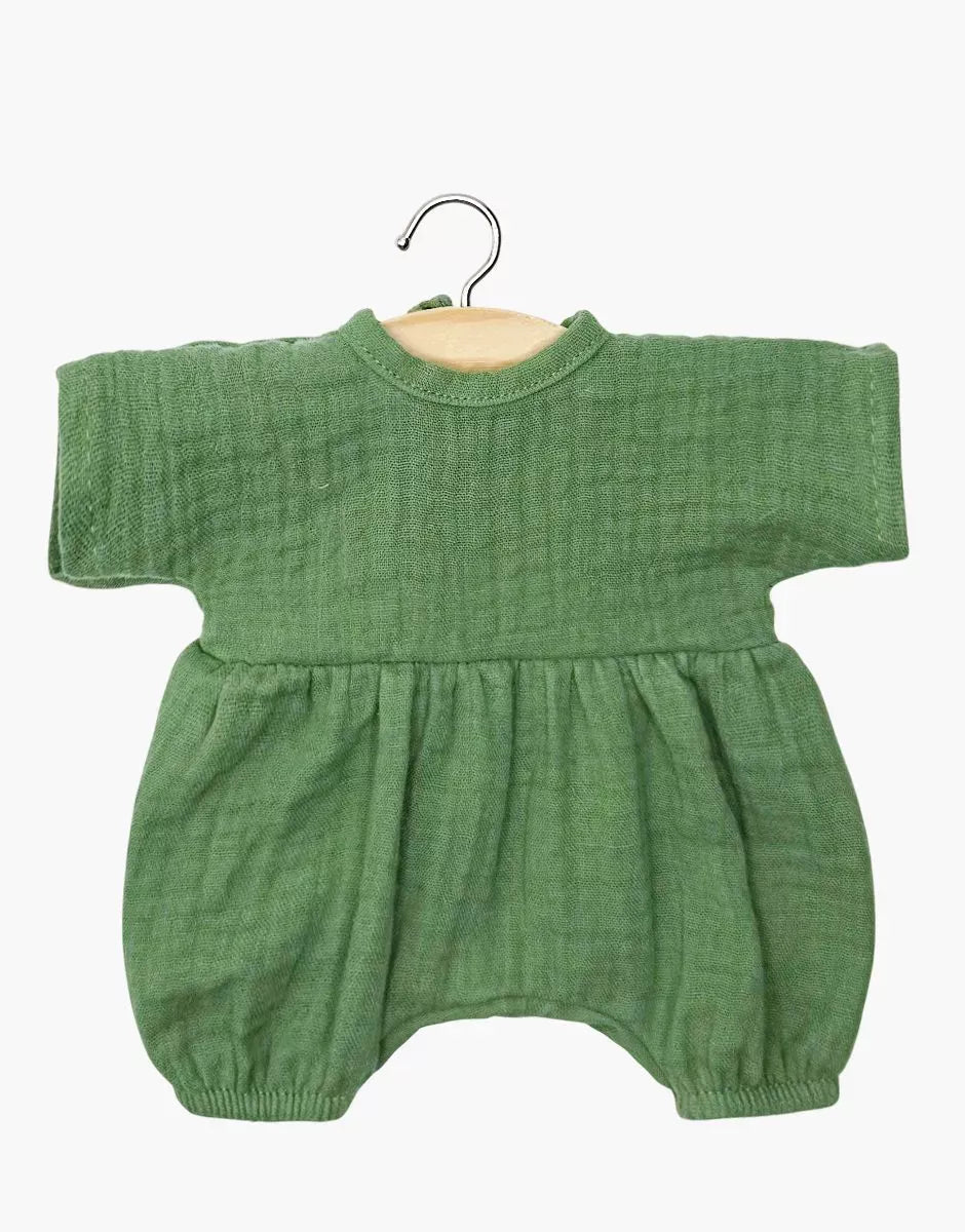 Babies Clothing: Noa Romper in Nettle Minikane Lil Tulips