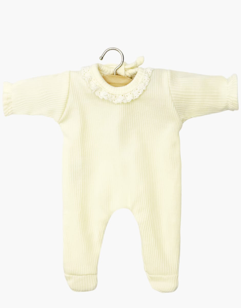Babies Clothing: Sleep Well Corentin Pastel Yellow LACE Minikane Lil Tulips