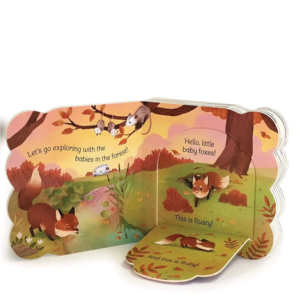 Babies in the Forest Lift-A-Flap Board Book Cottage Door Press Books Lil Tulips