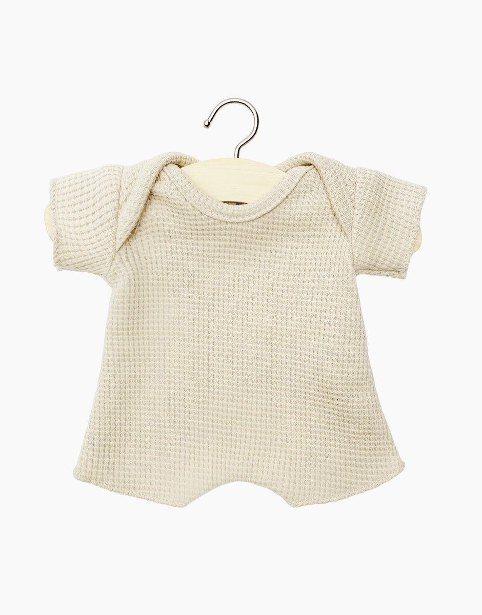 Babies – Linen Honeycomb Knit Shorty Bodysuit Minikane Lil Tulips