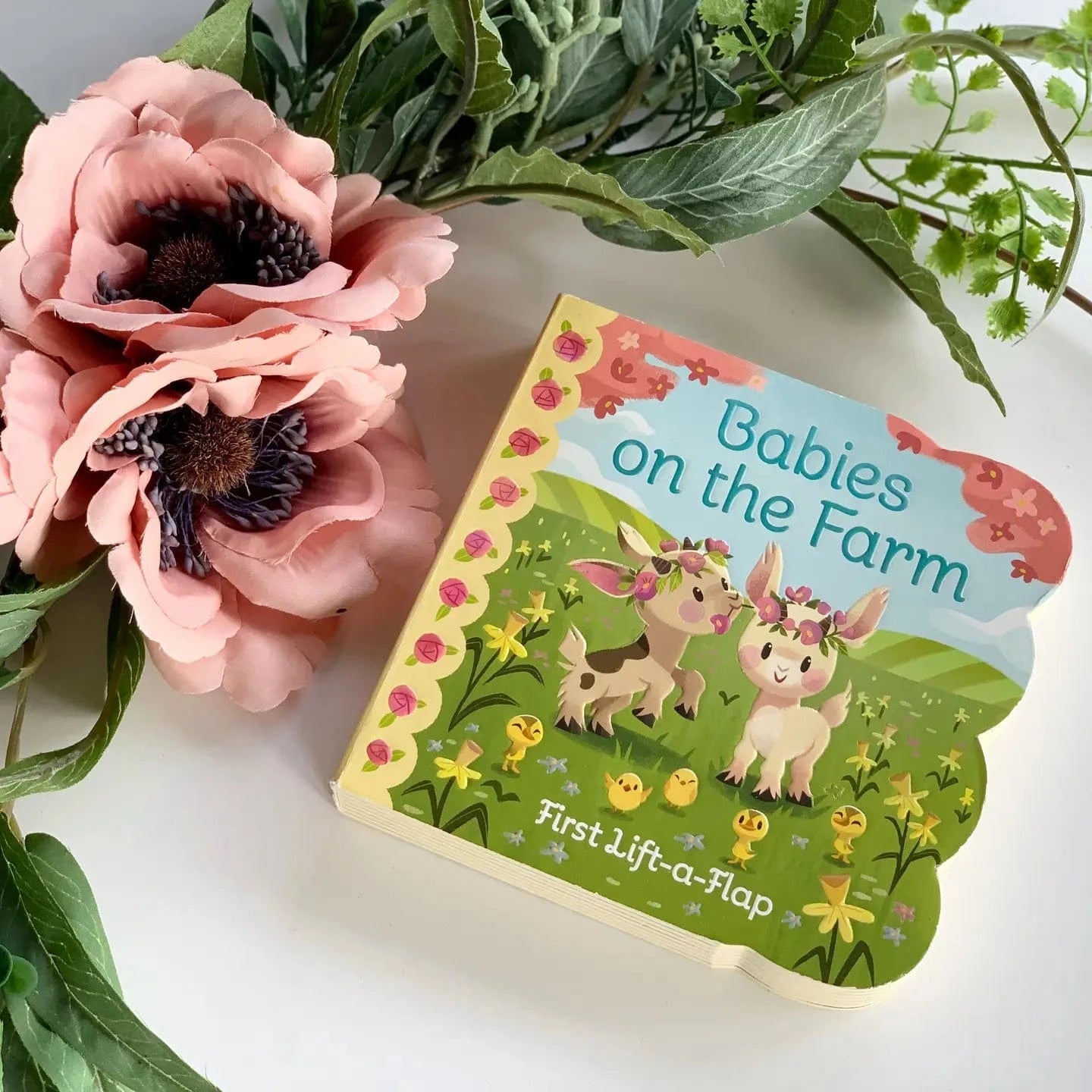Babies On the Farm Lift-A-Flap Board Book Cottage Door Press Books Lil Tulips