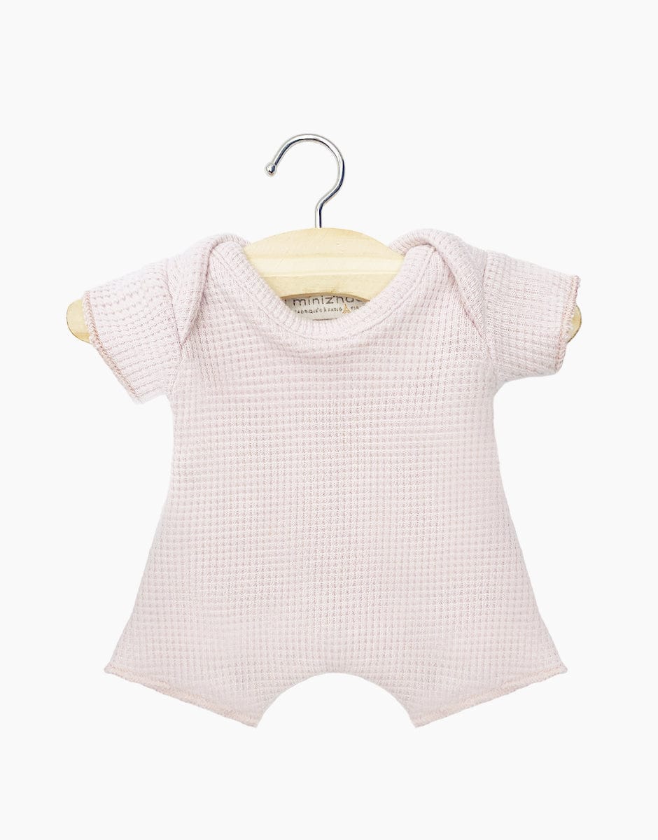 Babies – Petal Honeycomb Knit Shorty Bodysuit Minikane Lil Tulips