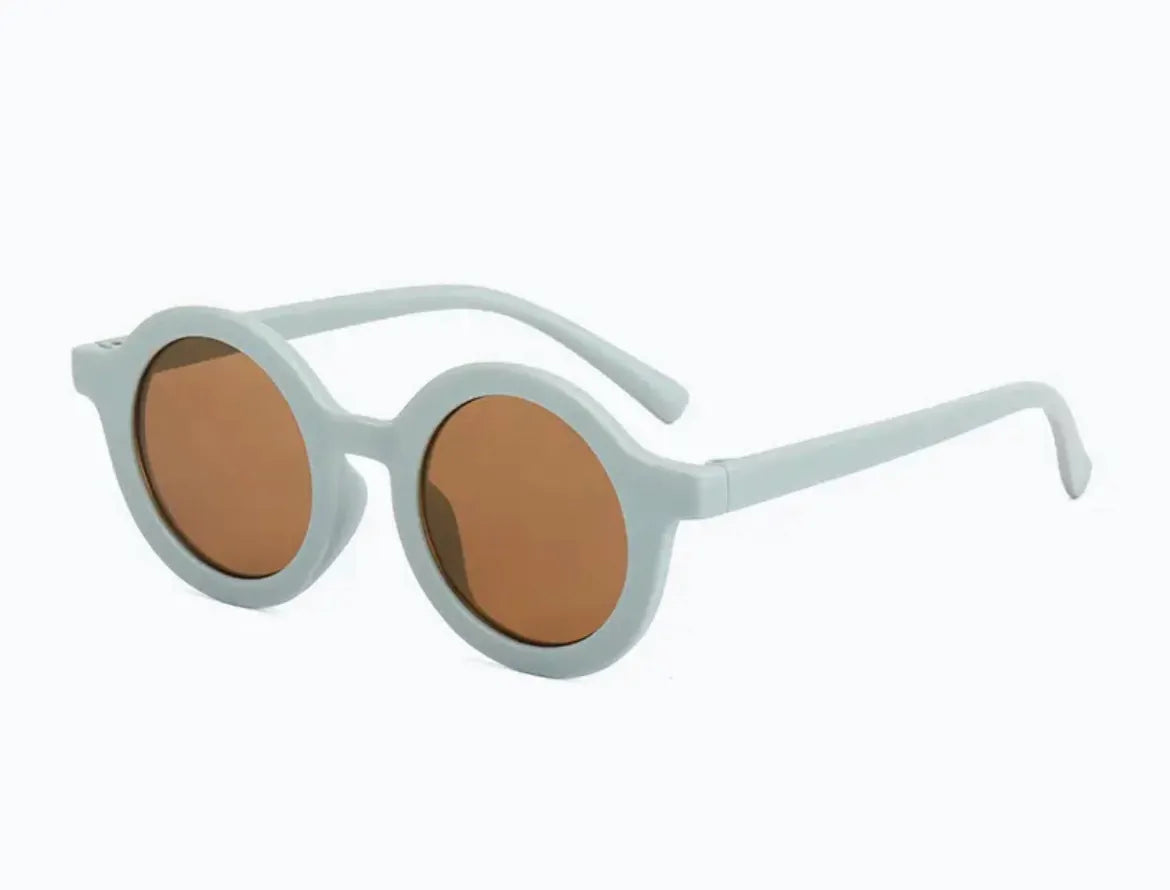 Baby and Toddler Retro Sunnies - Blue Boho + Babe Lil Tulips