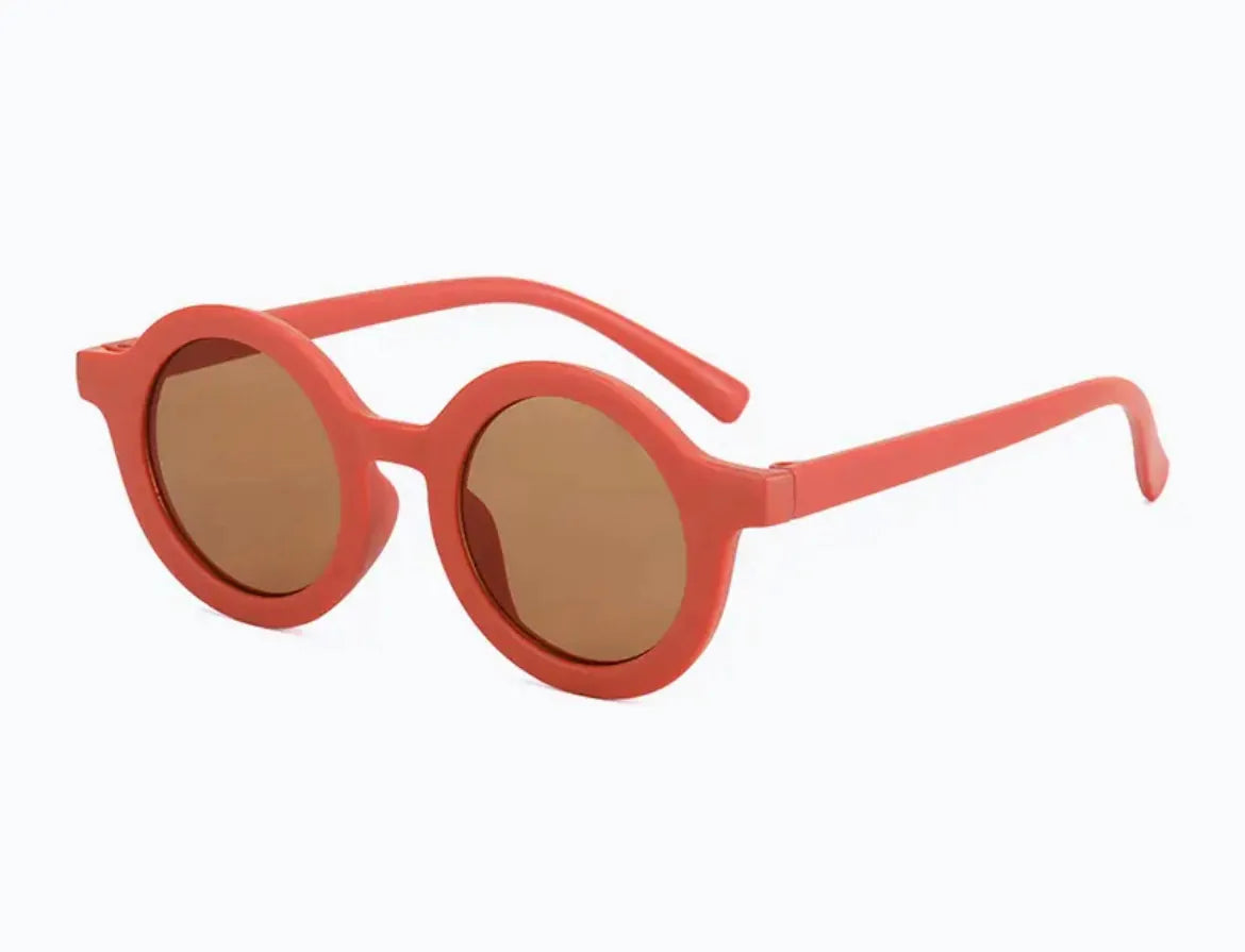 Baby and Toddler Retro Sunnies - Red Boho + Babe Lil Tulips