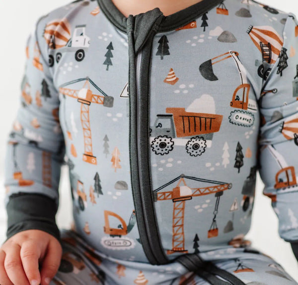 Baby Bamboo Pajamas - Bamboo Sleeper - Mason Bird & Bean Lil Tulips