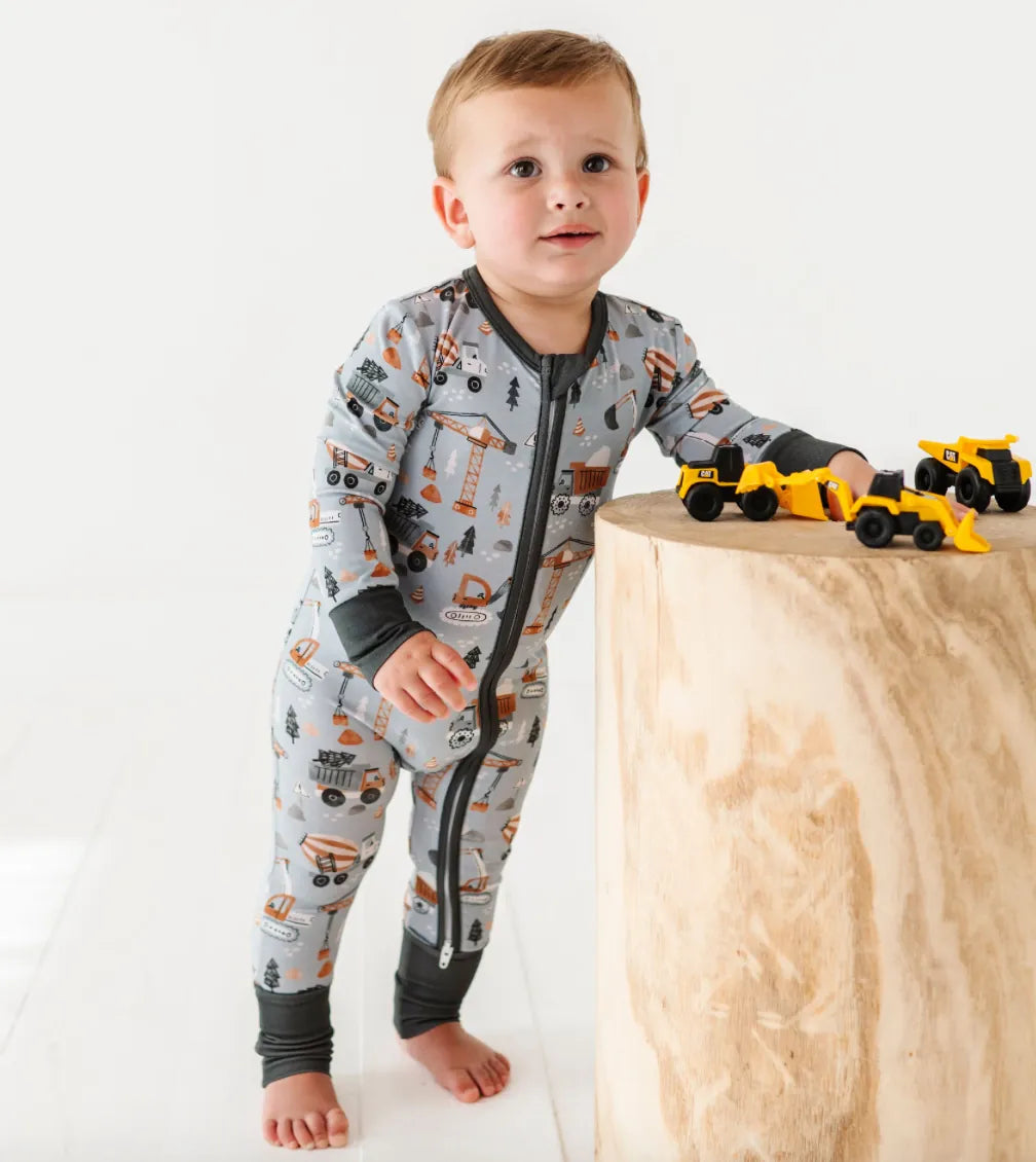 Baby Bamboo Pajamas - Bamboo Sleeper - Mason Bird & Bean Lil Tulips