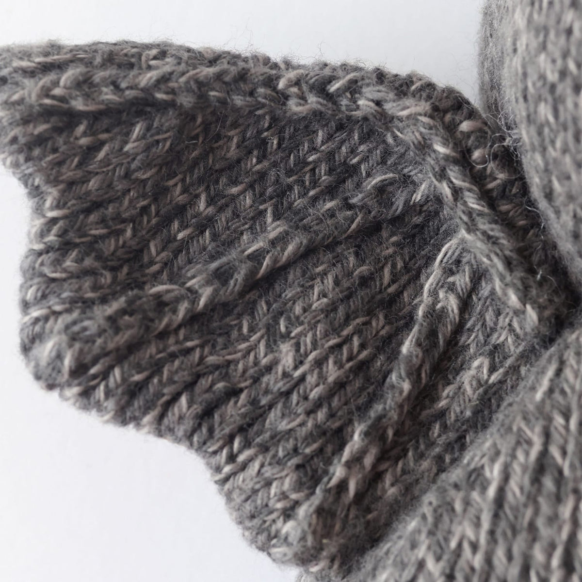 Baby Bat Charcoal Hand Knit cuddle+kind Lil Tulips