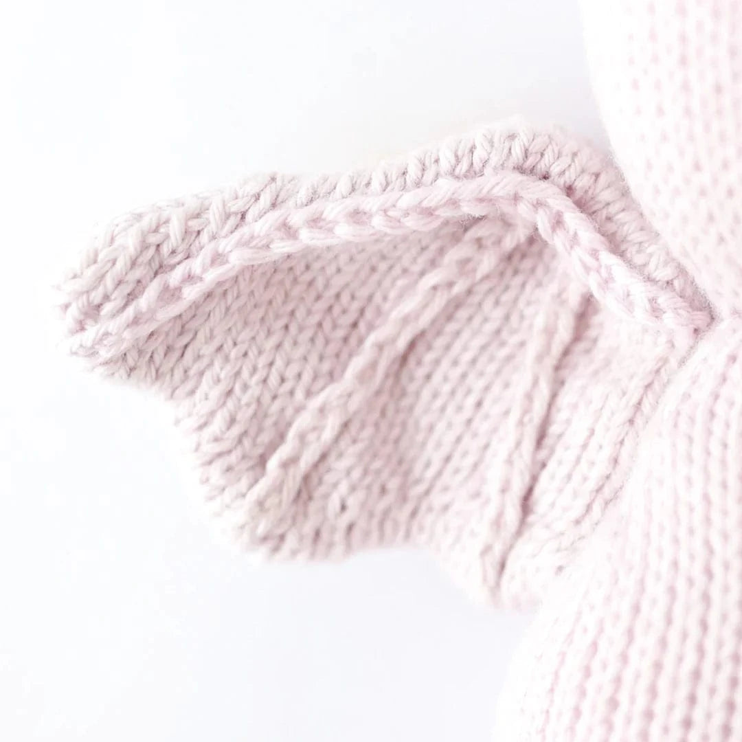 Baby Bat Lavender Hand Knit cuddle+kind Lil Tulips