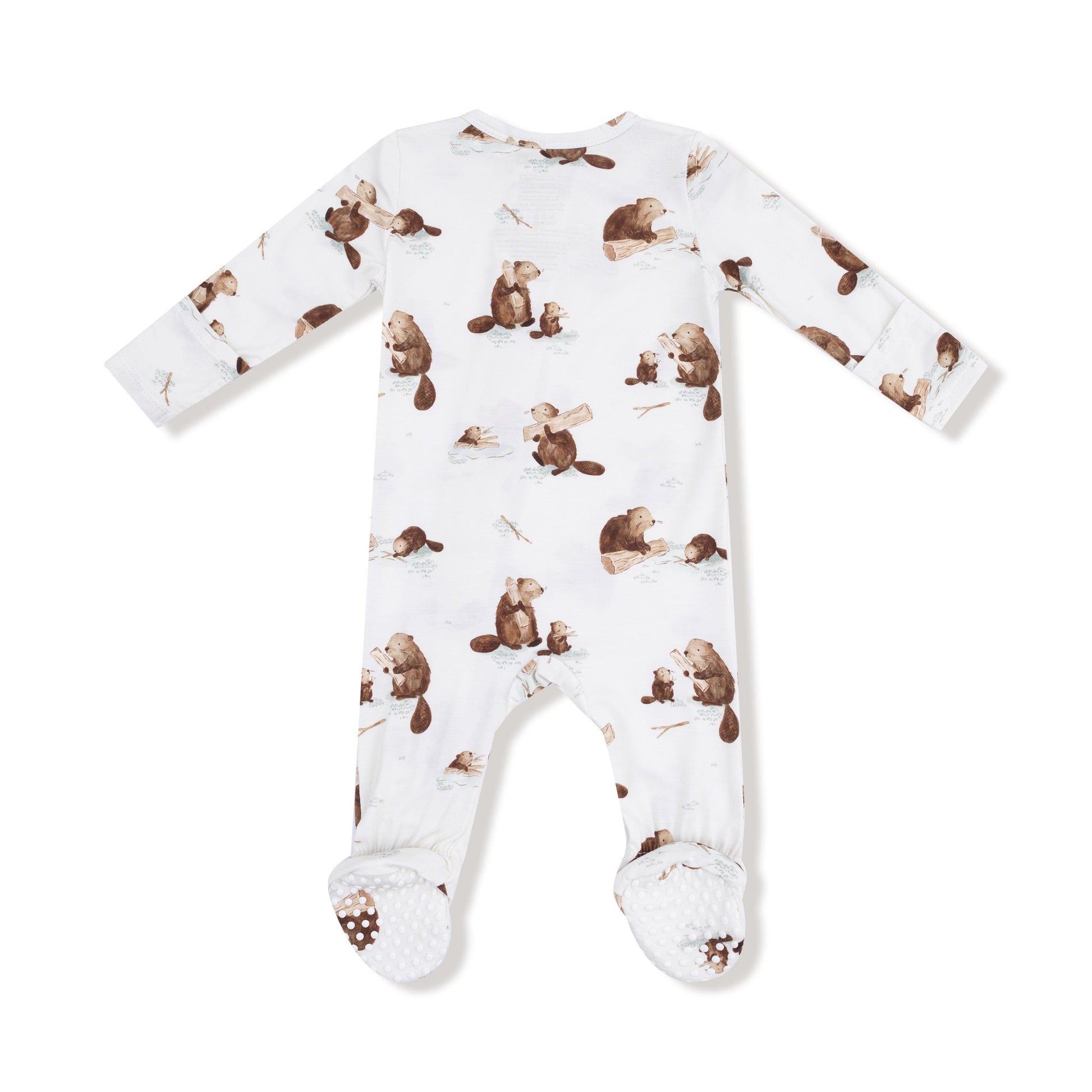 Baby Beavers - 2 Way Zipper Footie Angel Dear Lil Tulips