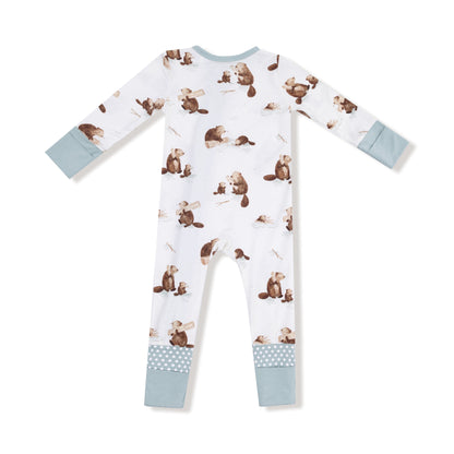 Baby Beavers - 2 Way Zipper Romper Angel Dear Lil Tulips