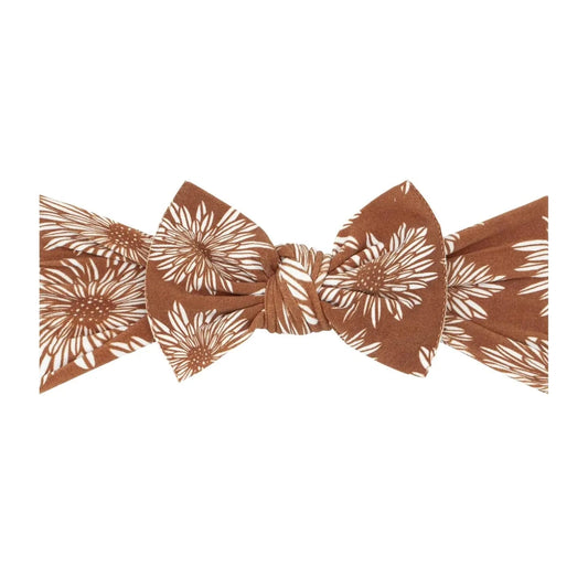 Baby Bling® Fall Printed Knot Soft Nylon Headband - Autumn Aster Baby Bling Bows Headbands Lil Tulips
