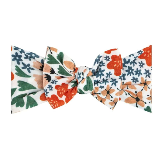 Baby Bling® Fall Printed Knot Soft Nylon Headband -  Autumn Field Baby Bling Bows Headbands Lil Tulips
