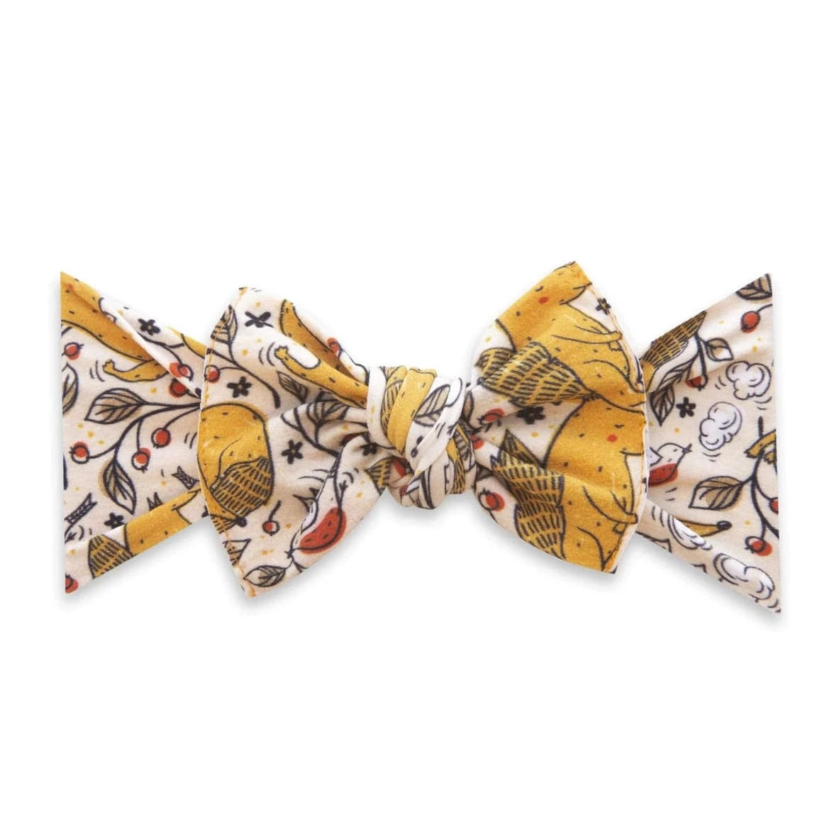 Baby Bling® Fall Printed Knot Soft Nylon Headband - Foxy Baby Bling Bows Headbands Lil Tulips
