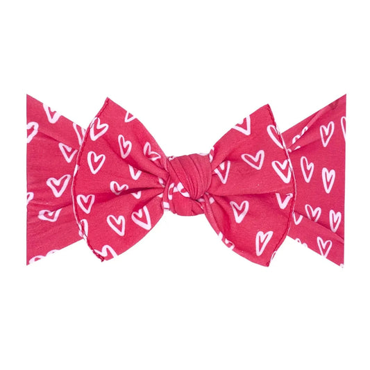 Baby Bling® Printed Knot Headband: Amour Baby Bling Bows Headbands Lil Tulips