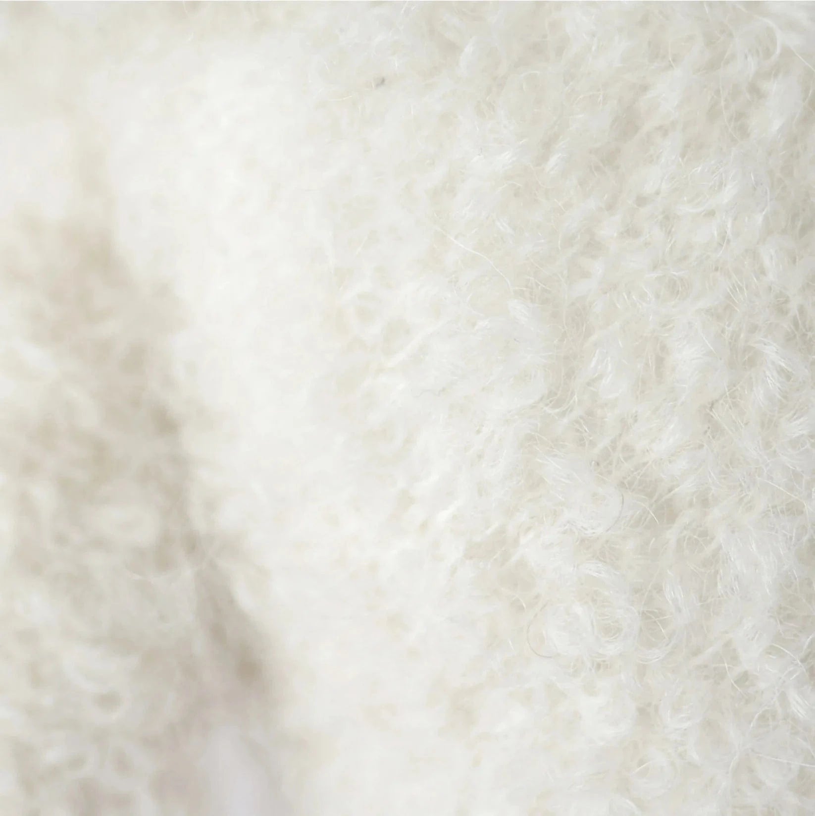 Baby Bouclé Bear Ivory Hand Knit cuddle+kind Lil Tulips