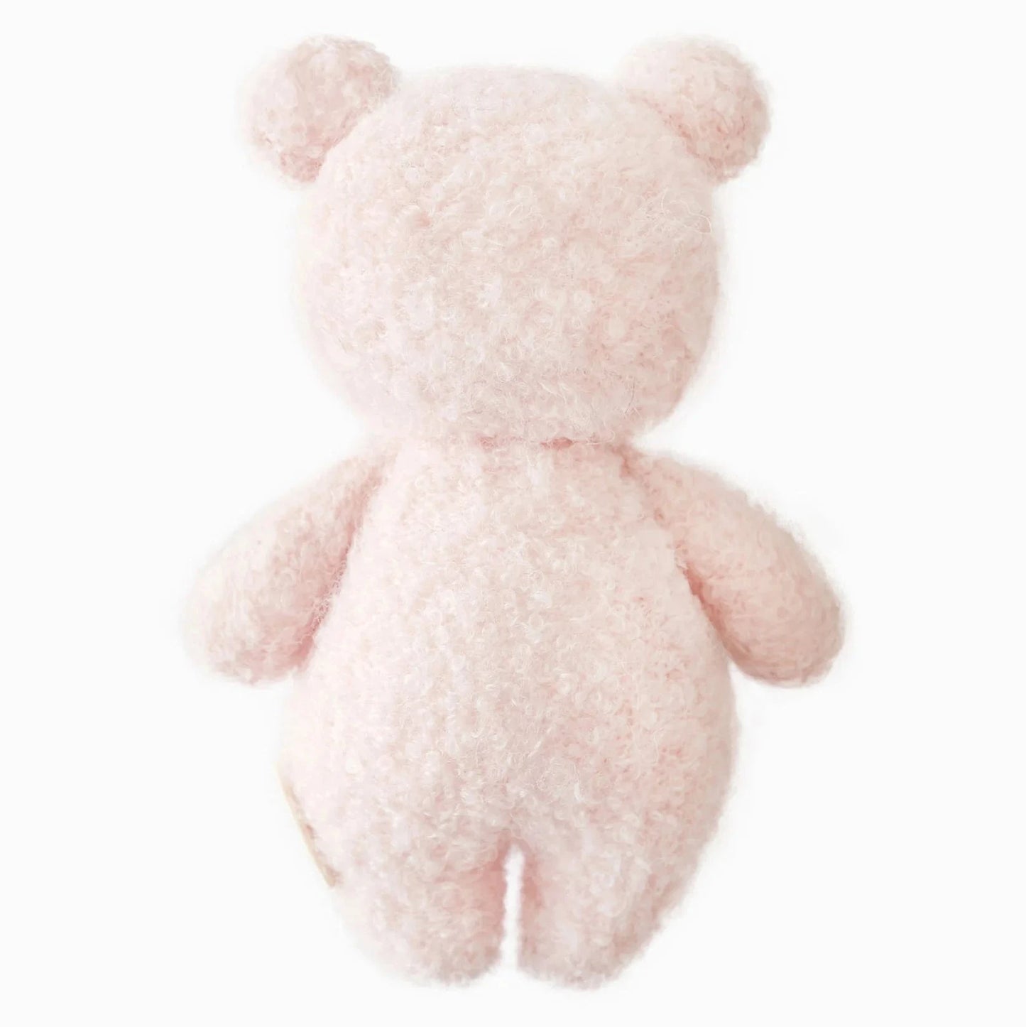 Baby Bouclé Bear Strawberry Hand Knit cuddle+kind Lil Tulips