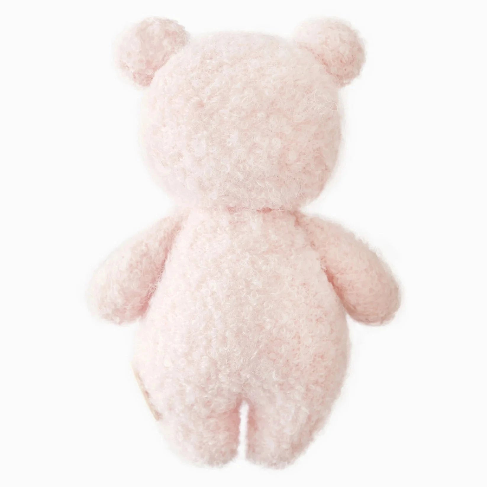 Baby Bouclé Bear Strawberry Hand Knit cuddle+kind Lil Tulips