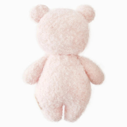 Baby Bouclé Bear Strawberry Hand Knit cuddle+kind Lil Tulips