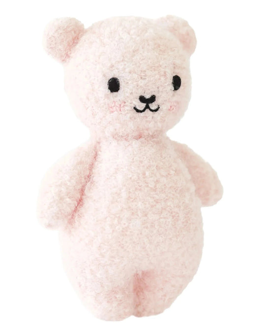 Baby Bouclé Bear Strawberry Hand Knit cuddle+kind Lil Tulips