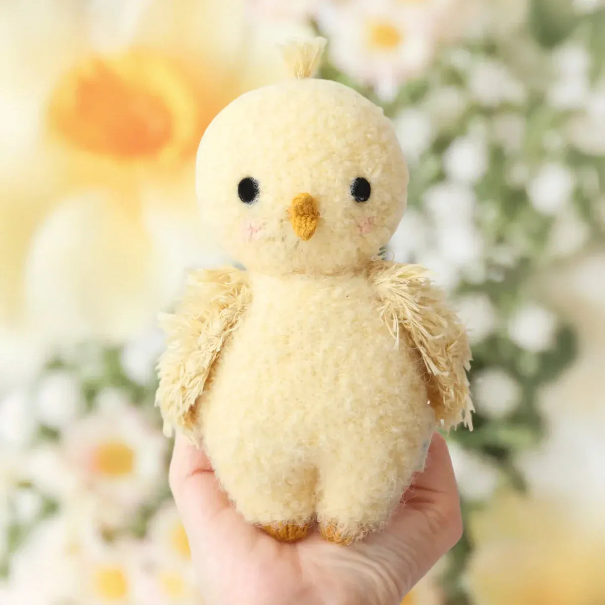 Baby Bouclé Chick (Buttercup) Hand Knit cuddle+kind Lil Tulips
