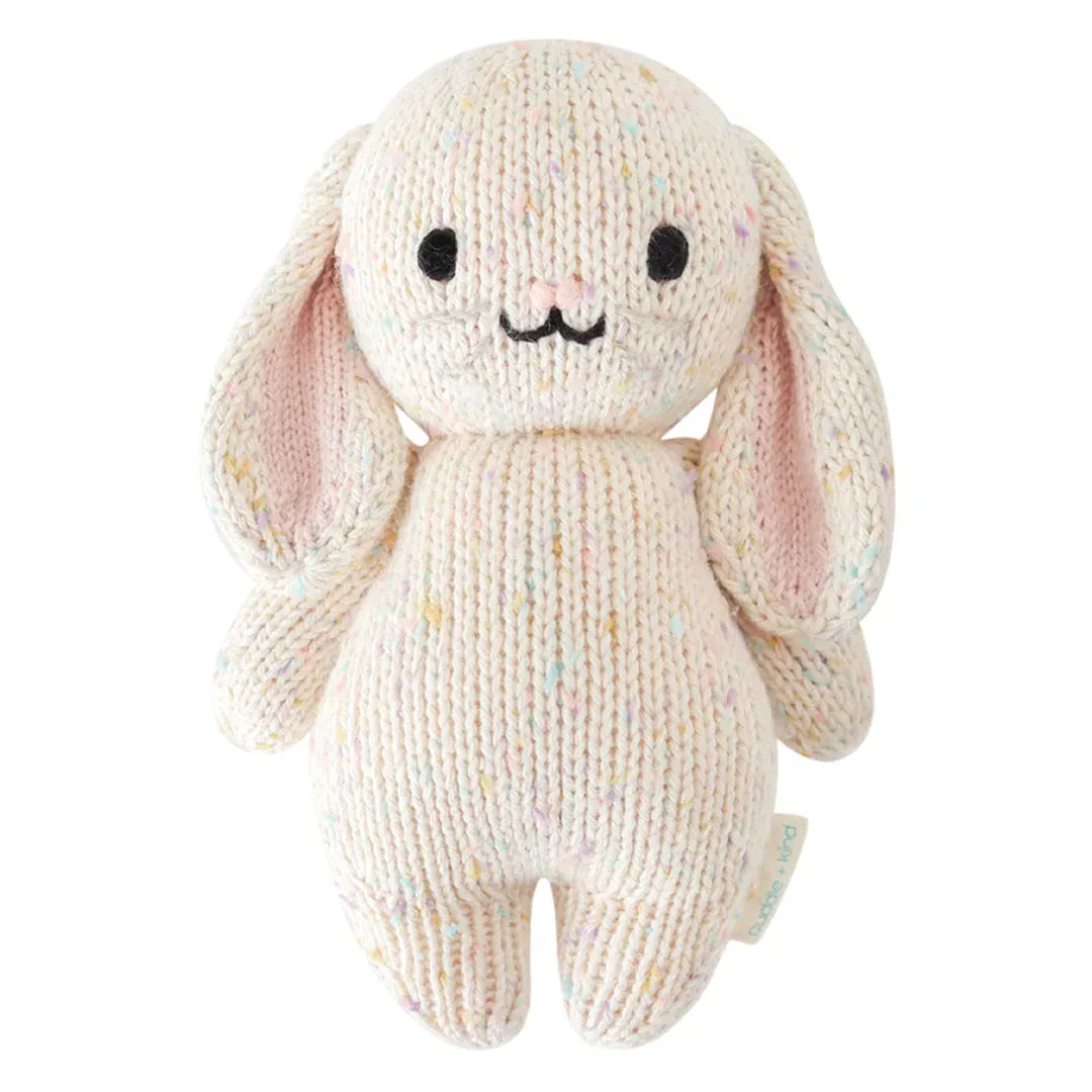Baby Bunny (Confetti) Hand Knit cuddle+kind Lil Tulips