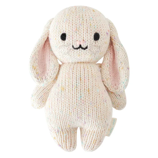 Baby Bunny (Confetti) Hand Knit cuddle+kind Lil Tulips