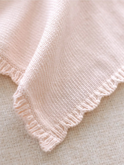 Baby Bunny Lovey (Blush) cuddle+kind Lil Tulips