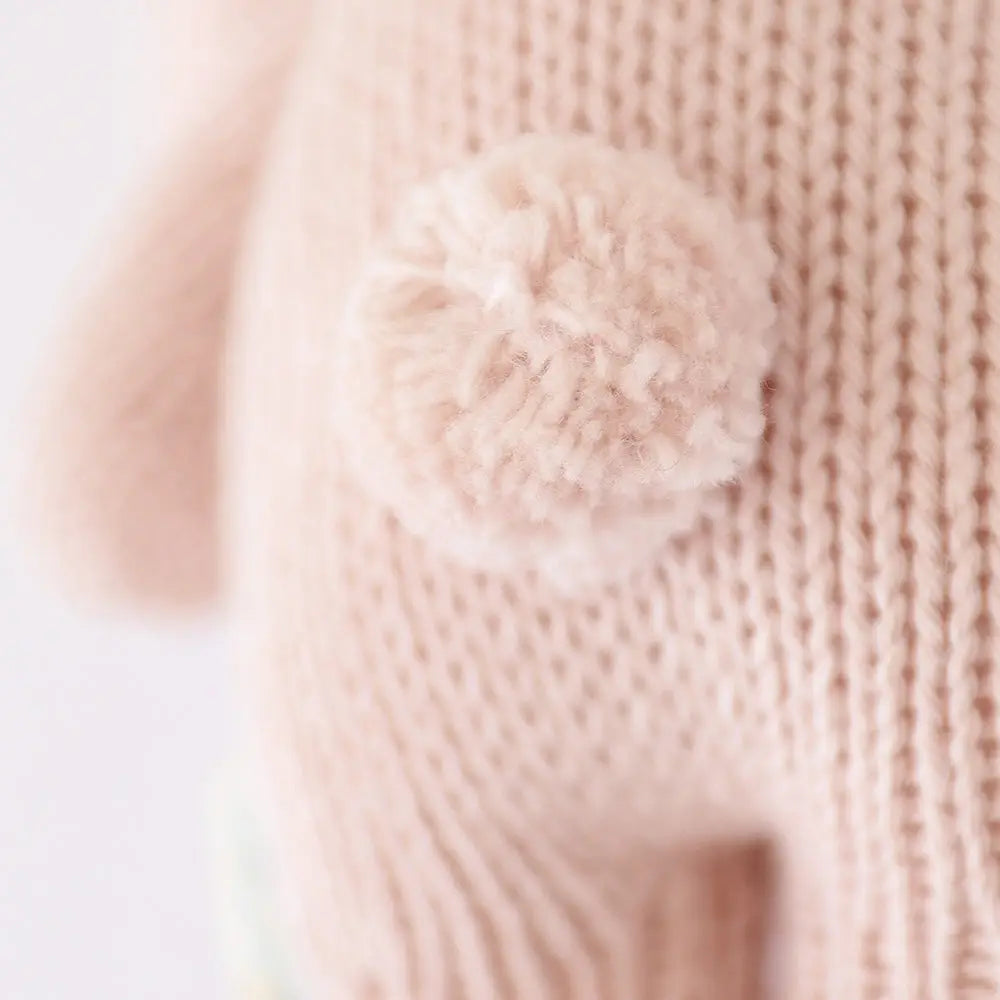 Baby Bunny Rose Hand Knit cuddle+kind Lil Tulips